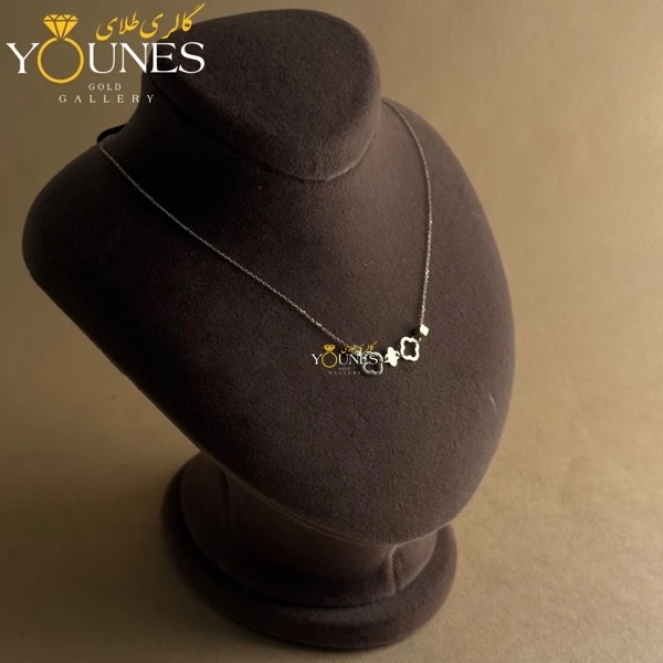 گردنبند طلا ونکلیف و مکعب